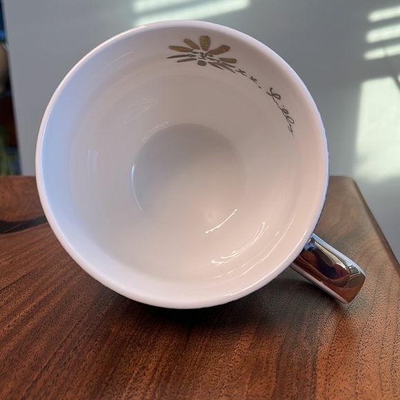 Lilly Pulitzer Ceramic 12oz Mug Blue Purple Lion Floral - Picture 8 of 10